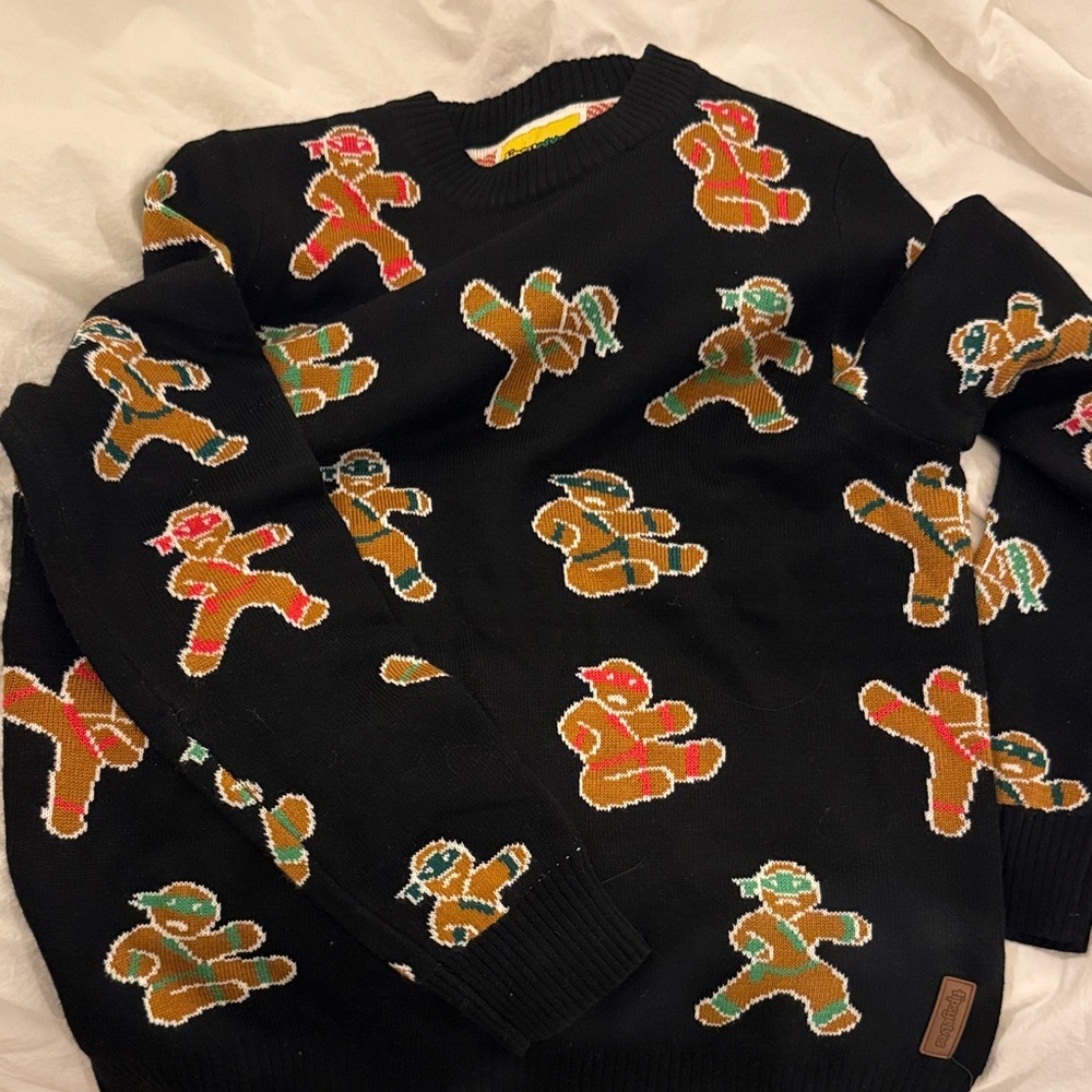 Ugly Christmas sweater Gingerbread ninja Sweater